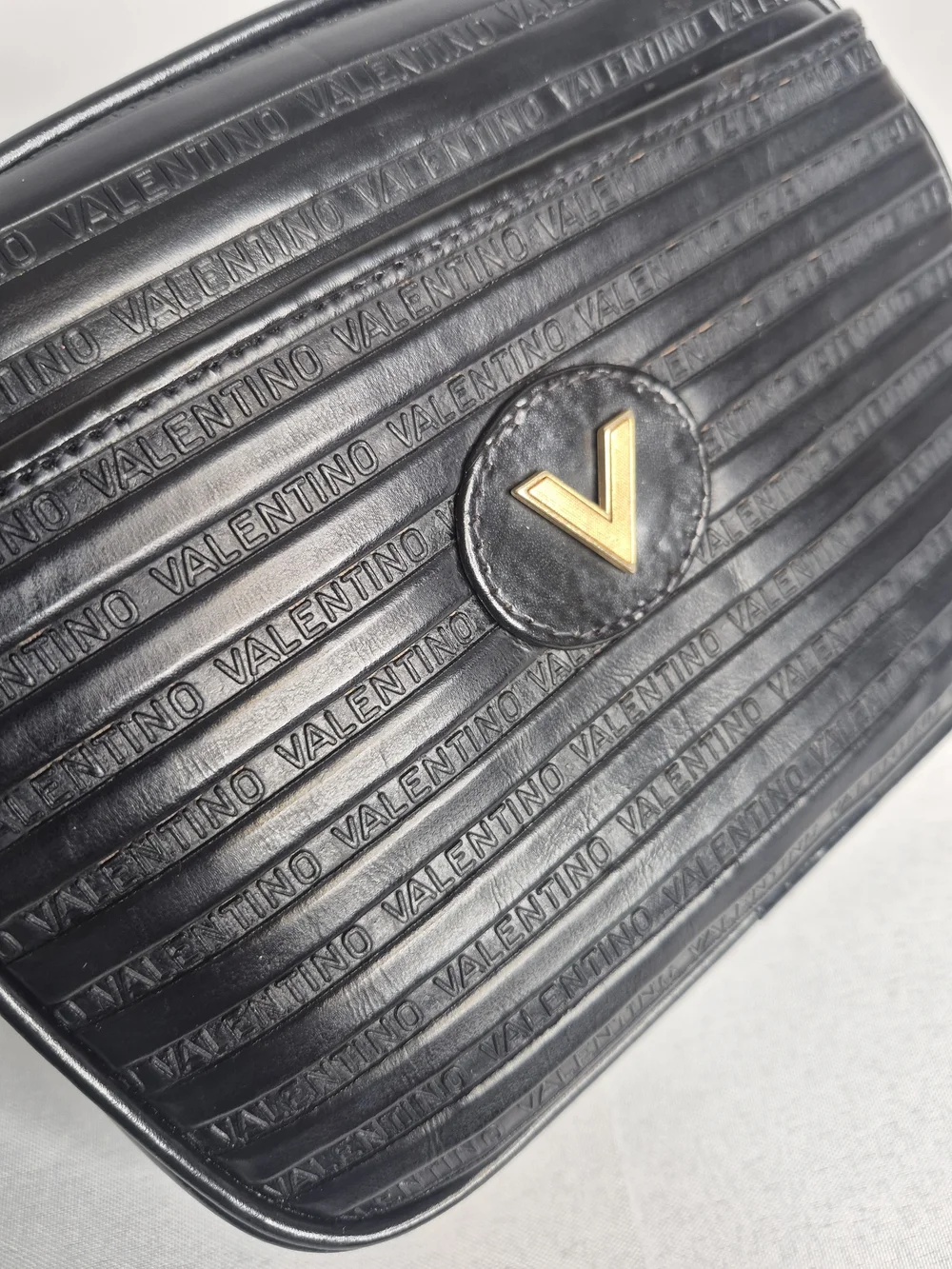 Mario Valentino V-Strap Quilted Crossbody Bag